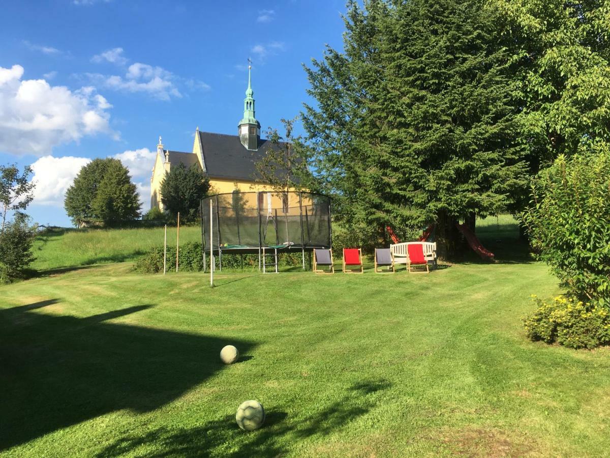 Ferienhaus Winterbergblick, Saechsische Schweiz Hinterhermsdorf Dış mekan fotoğraf